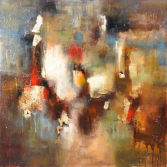Abstract by Weilie Chen. Gallery Wrapped