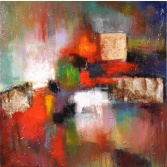 Abstract by Nancy Le Gallery Wrapped