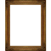 735BN - 4" Wood frame, Brown and Gold finish