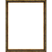W0562BG - 2.5" Wood frame, Brown with gold liner