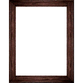 DB430- 4" Wood Frame, Dark Brown Finish