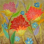 Flower By Nancy Le. Gallery Wrapped