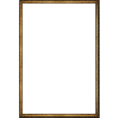 G524-2" Wood frame with Gold  Finish 