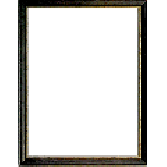 W0242BG - 2.5" Wood frame, Brown with gold liner