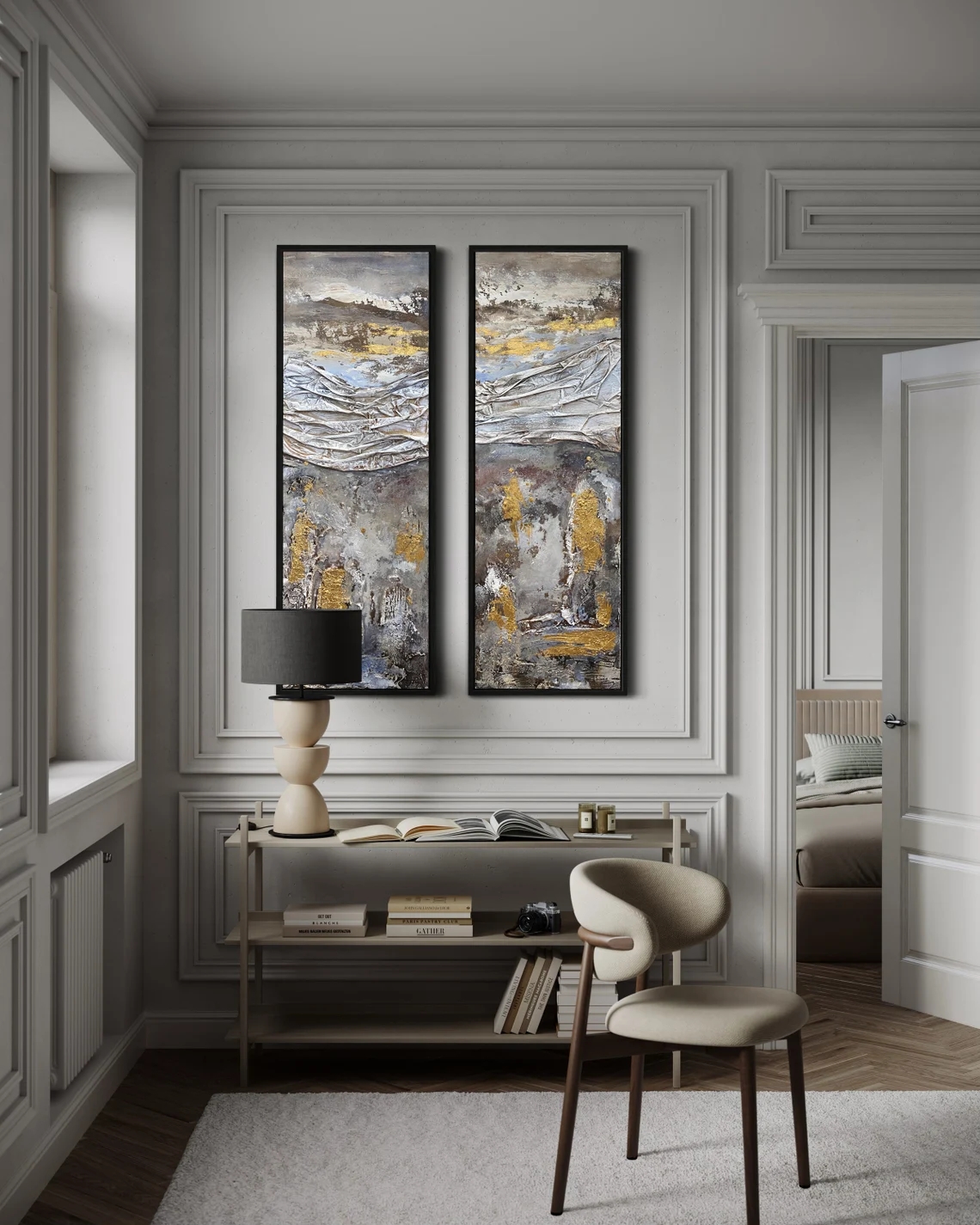 Horizons in Gold and Gray