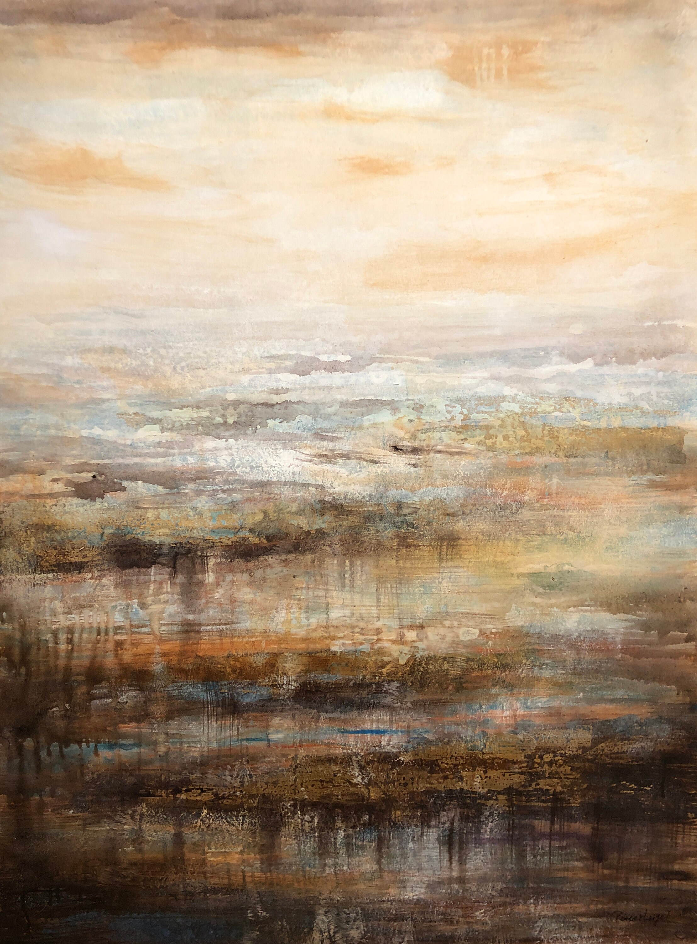 Dreamscape in Amber Light