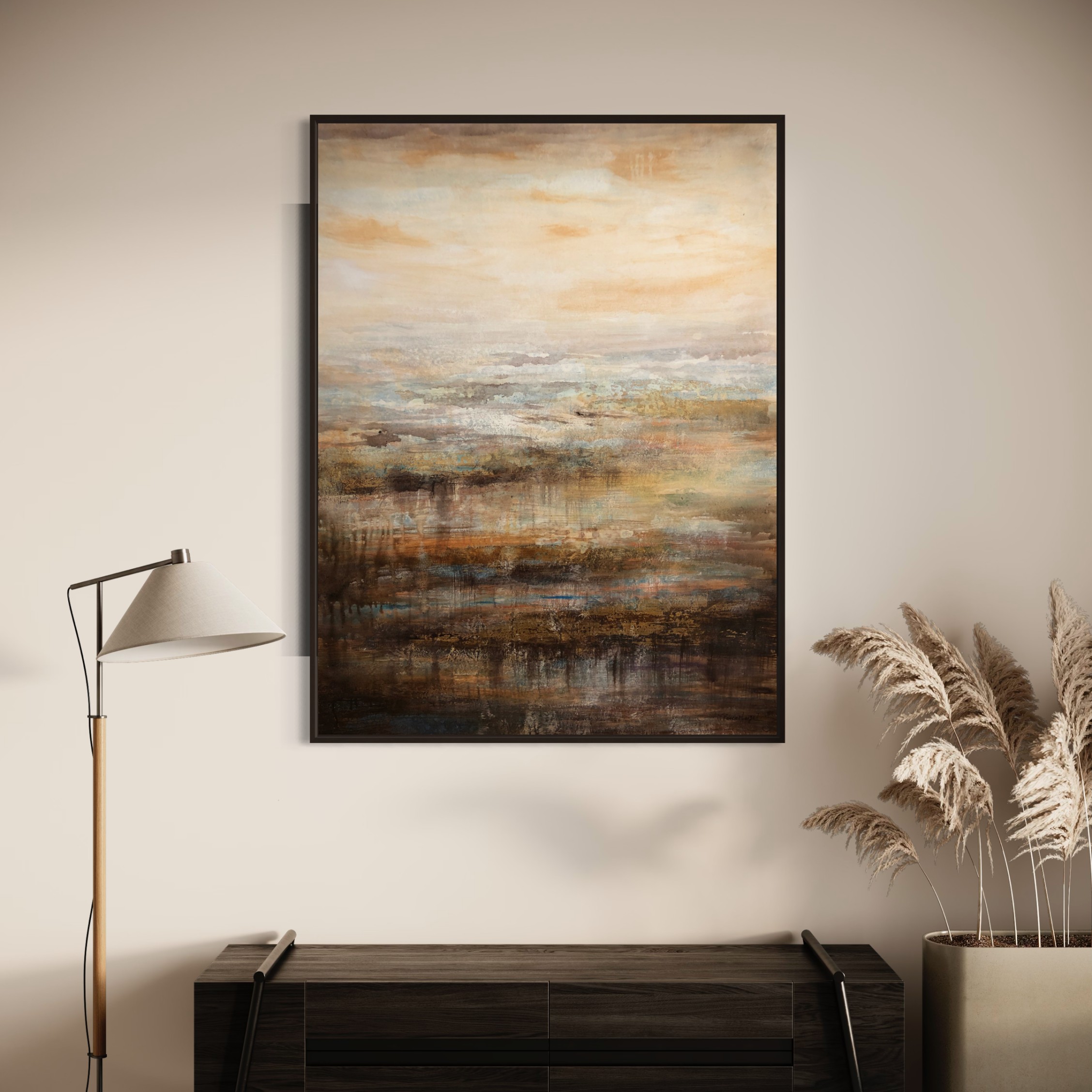 Dreamscape in Amber Light