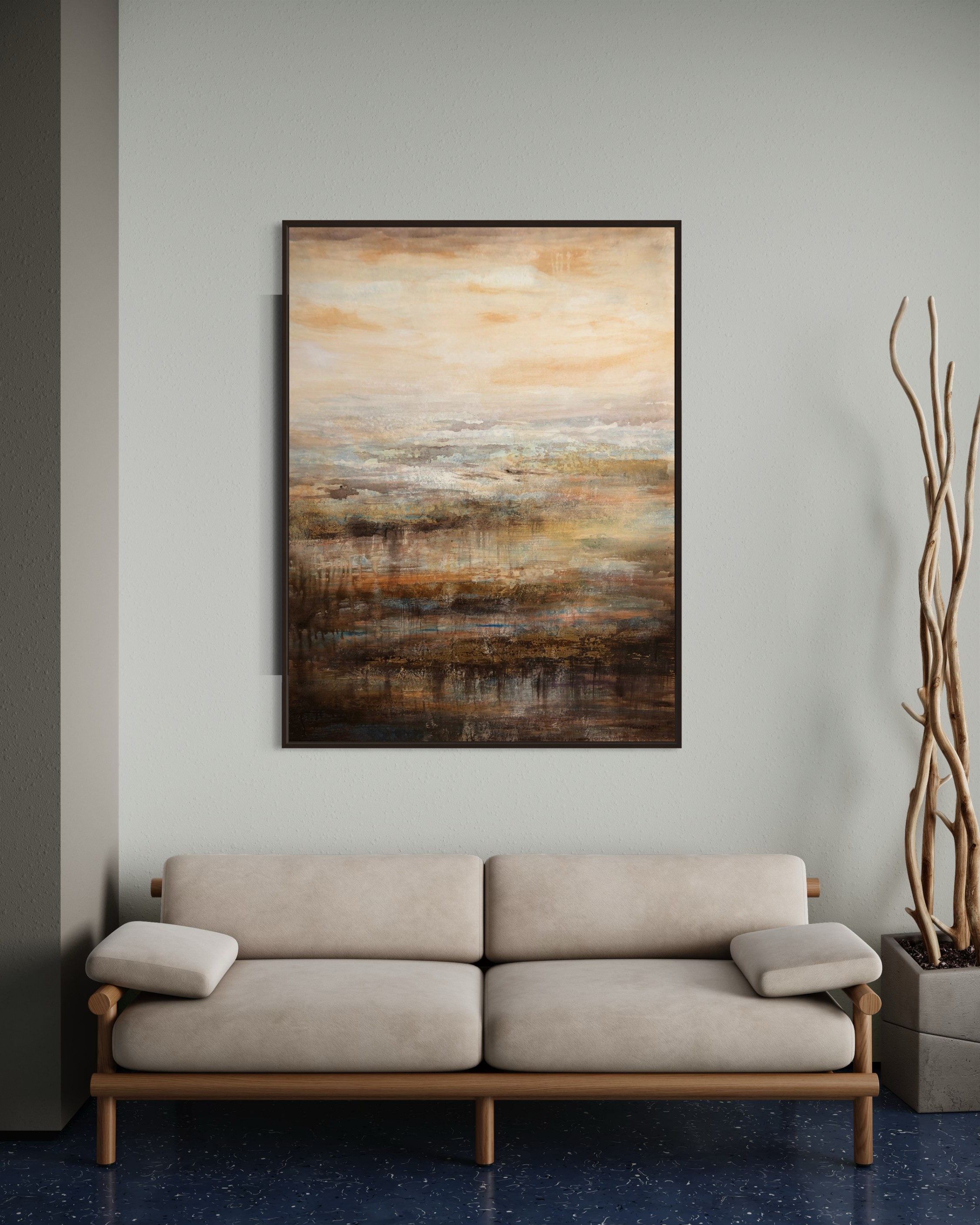 Dreamscape in Amber Light