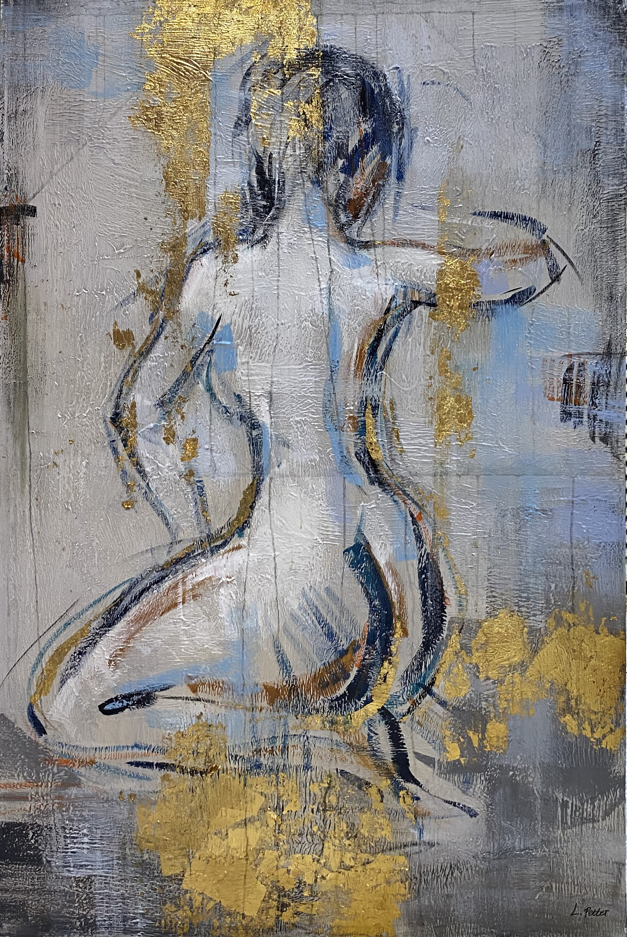 Large Modern Nude Painting